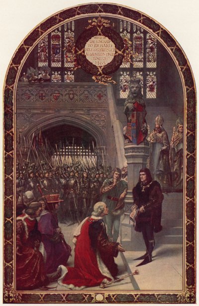 Angebot der Königswürde an Richard, Herzog von Gloucester, im Baynard