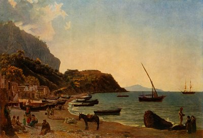 Die große Bucht von Sorrent, 1827-1828 von Sil