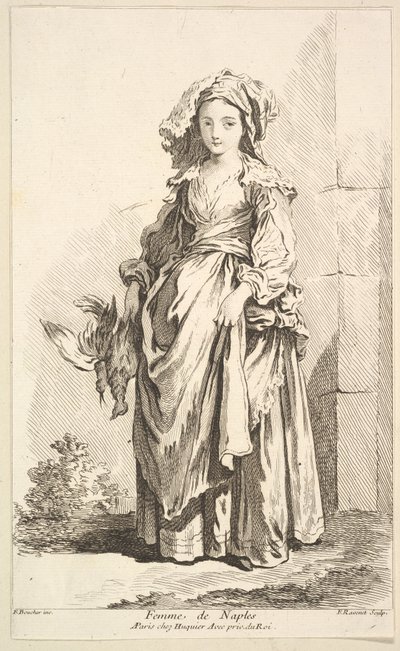 Frau aus Neapel von Simon Francois Ravenet