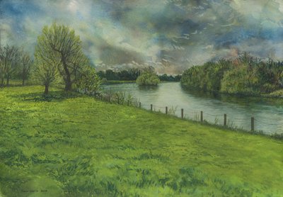 Die Themse von Buccleuch Gardens von Simon Neville