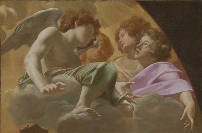 Modell für ein Altarbild im Petersdom von Simon Vouet