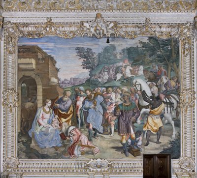 Anbetung der Könige, Presbyterium von Simone Veneziano Peterzano