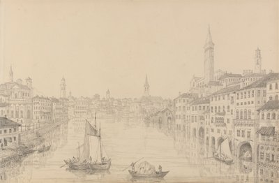 Album mit 30 Ansichten in Tirol und Italien: Stadt Verona von der Brücke, 1. Nov. 1840 von Sir Charles D