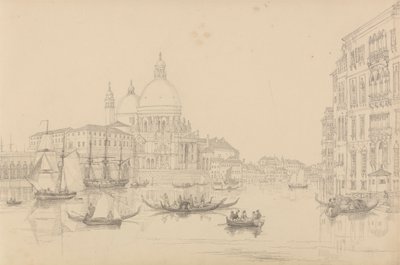 Album mit 30 Ansichten in Tirol und Italien: Die Kirche Santa Maria della Salute 10. Nov. 1840 von Sir Charles D