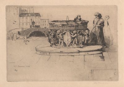 Ein venezianischer Brunnen [Norditalienisches Set: Nr. 7] von Sir David Young Cameron