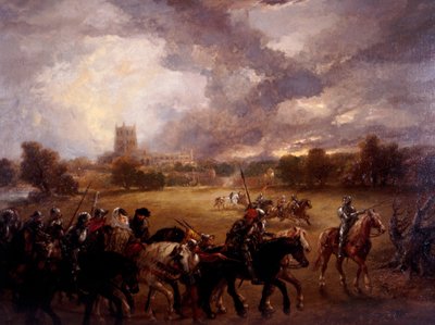 Margarete von Anjou nach der Schlacht von Tewkesbury gefangen genommen, 1875 von Sir John Gilbert