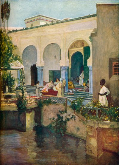 Innenraum eines maurischen Harems, 1907 von Sir John Lavery
