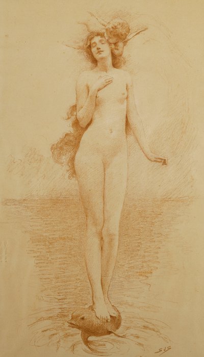 Eine Studie für - Die Geburt der Liebe von Solomon Joseph Solomon