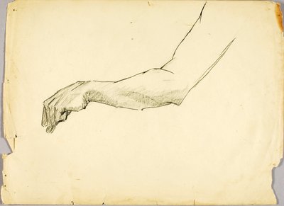 Studie eines Arms von Solon H. Borglum