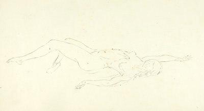 Schwimmender Akt, "Der Sprung" von Solon H. Borglum