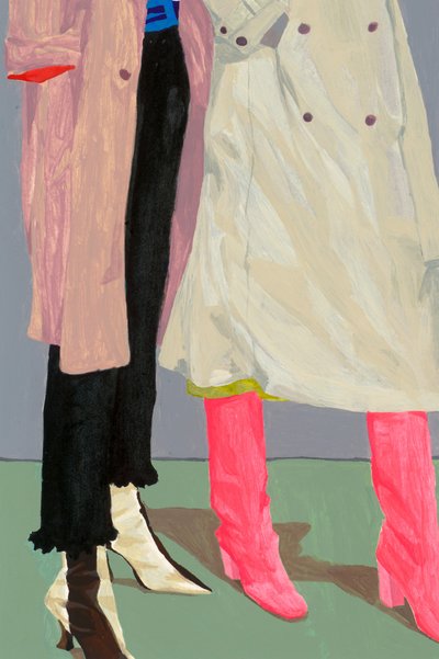 Rosa Stiefel Stil von Sophia Novosel