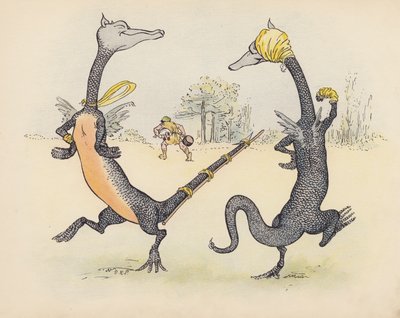 Illustration für Little Twin Dragons von S Rosamond Praeger von Sophia Rosamond Praeger