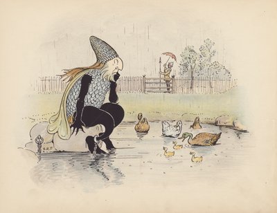 Illustration für Kleine Zwillingsdrachen von S. Rosamond Praeger von Sophia Rosamond Praeger