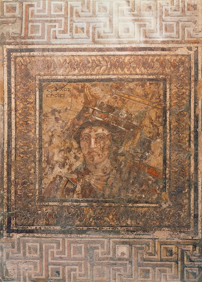 Personifikation der Stadt Alexandria (Mosaik) von Sophilos