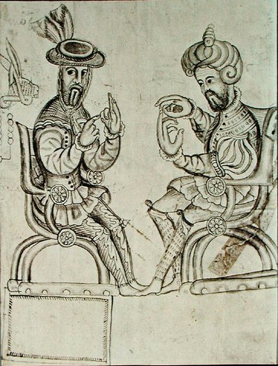 Faksimile einer Seite des Yanhuitlan-Kodex von Spanish Colonial (after)