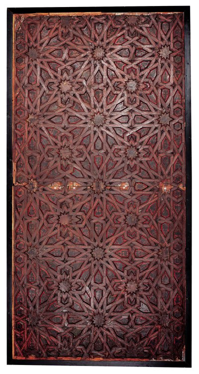 Ein Mudejar-geometrisches Deckenbild, Südspanien, wahrscheinlich Sevilla von Spanish School