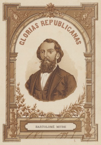 Bartolome Mitre, argentinischer Politiker, Soldat und Autor von Spanish School