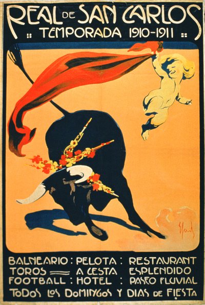 Plakat, das die Veranstaltungen im 