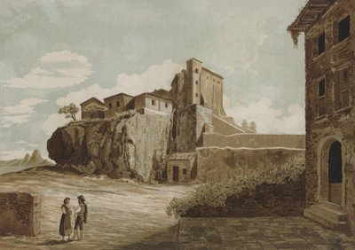Der Tarpejische Felsen, Rom von Spanish School