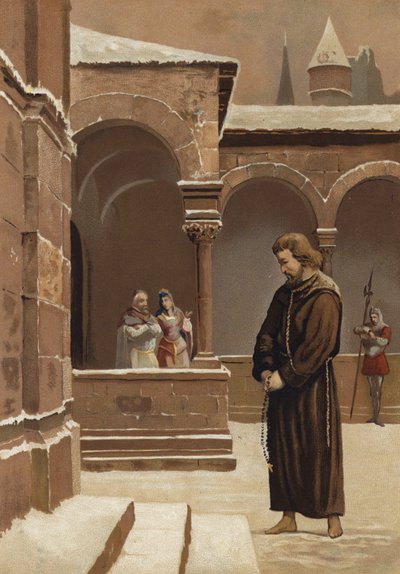 Die Buße des Heiligen Römischen Kaisers Heinrich IV. von Spanish School