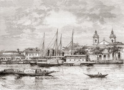 Der Hafen von Manaus, Bundesstaat Amazonas, Nordbrasilien von Spanish School