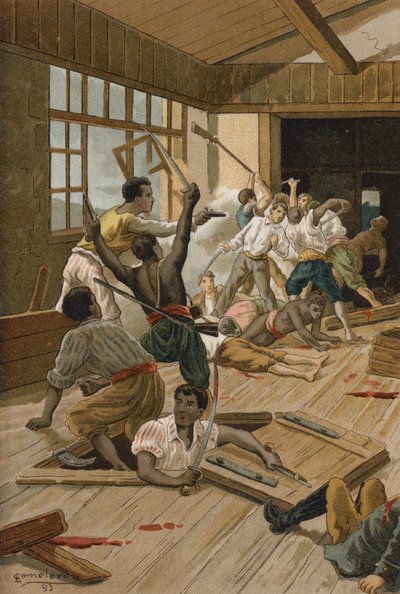Sie führten ein schreckliches Massaker durch von Spanish School