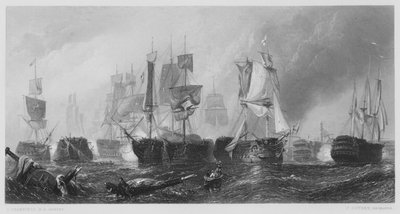 Die Schlacht von Trafalgar, aus dem Bild in der Vernon Gallery von Stanfield