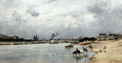 Austerlitz-Brücke, Paris von Stanislas Victor Edouard Lepine