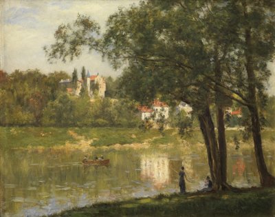 Île de la Grande Jatte, ca. 1877-82 von Stanislas Victor Edouard Lepine
