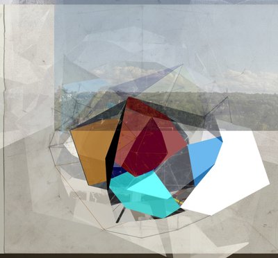 Geometrische Prisma-Landschaft von Stefan Fransson