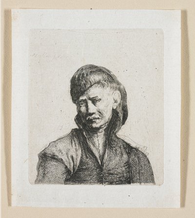 Büste eines Kosaken von Stefan Juliusz Norblin de la Gourdaine