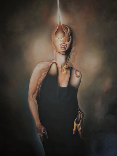 Ätherische Lichtfigur von Stefano Mazzolini