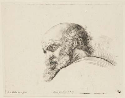 Studie (I principii del disegno, 18) von Stefano della Bella