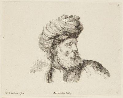 Studie (I principii del disegno, 23) von Stefano della Bella