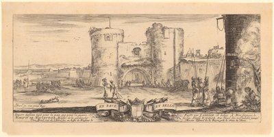 Titelblatt der Folge "Frieden und Krieg" von Stefano della Bella