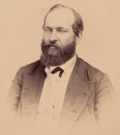 Porträt von James Abram Garfield von Stein Bros