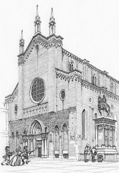 Die Kirche der Heiligen Zanipolo, Venedig von Stephen Conlin