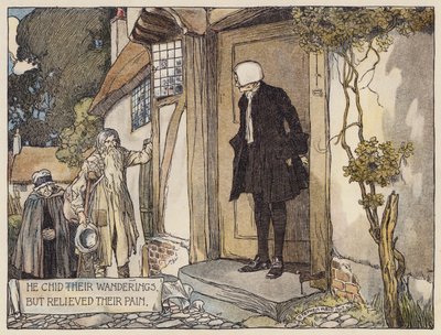 Illustration für Das verlassene Dorf von Oliver Goldsmith von Stephen Reid