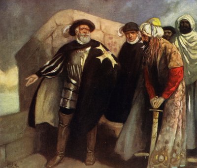 Die weißen Kreuzritter in der Festung von Saint Angelo von Stephen Reid