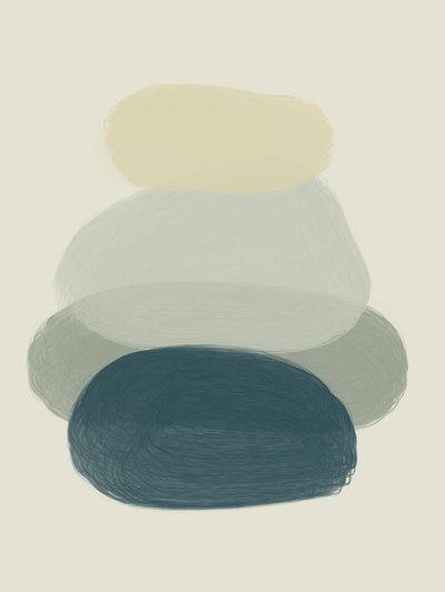 Ruhiger Steinhaufen von Studio Palette