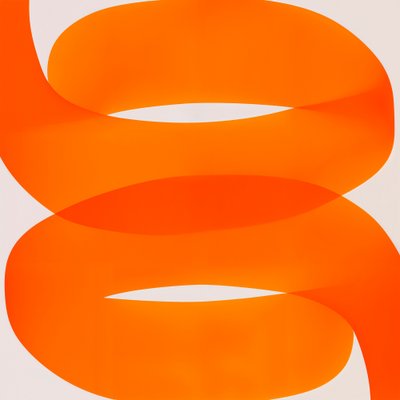 Dynamischer orange Wirbel von Studio Palette