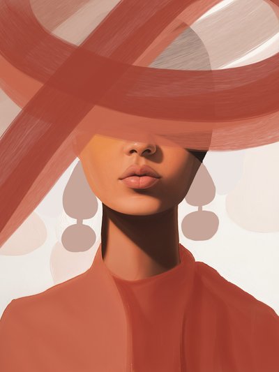 Modernes, ruhiges Porträt von Studio Palette