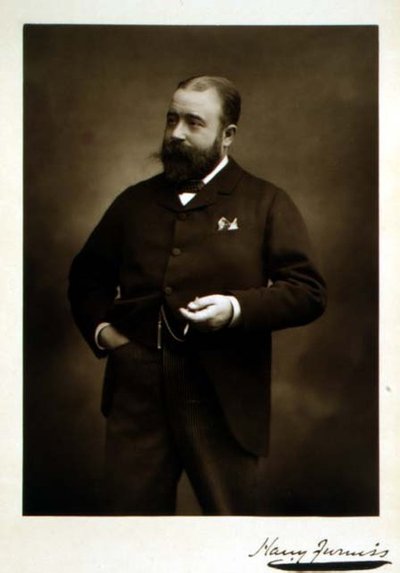 Harry Furniss (1854-1925), Illustrator und Karikaturist, Porträtfotografie von Studio Walery