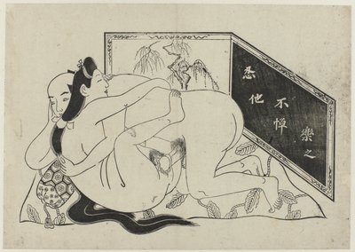 Erotische Darstellung von Sugimura Jihei (attributed to)