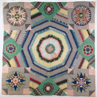 Gepatchte Steppdecke von Susan F. Wyman