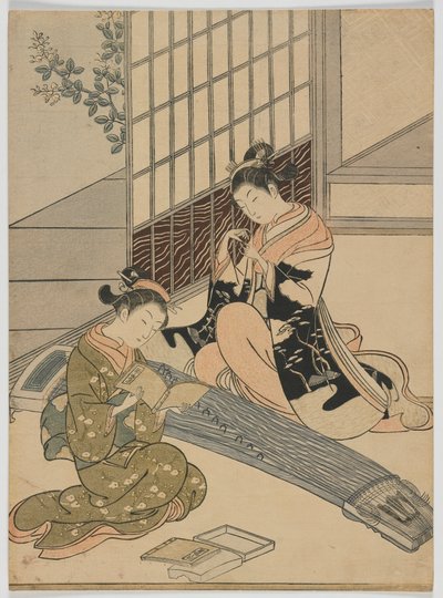 Absteigende Gänse des Koto, Edo-Periode, ca. 1766 von Suzuki Harunobu