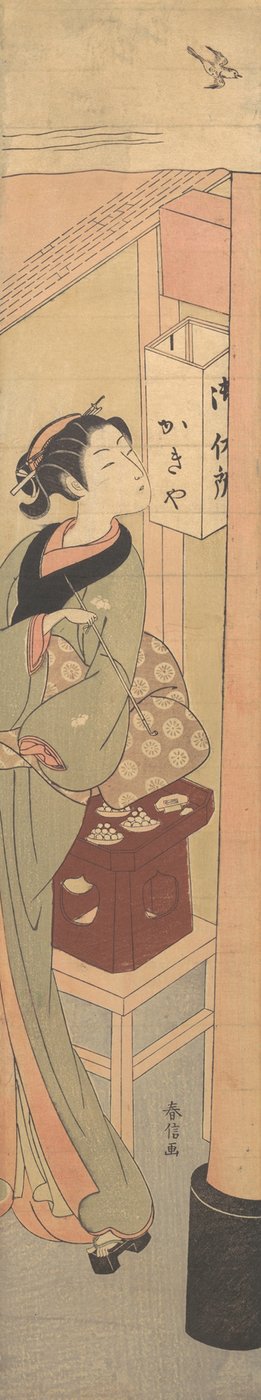 Osen vom Kagiya-Teesalon, ca. 1769 von Suzuki Harunobu