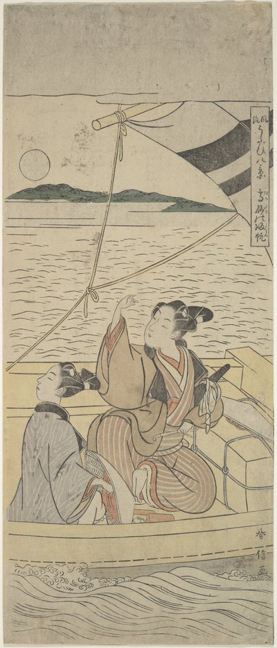 Hafen von Takasago von Suzuki Harunobu