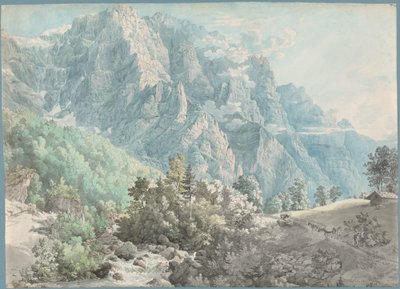Das Glärnisch-Massiv in der Schweiz von Swiss 18th Century