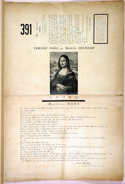 Dada Revue 391, Nr. 8, Zürich, Februar 1919 von Swiss School